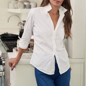Frank & Eileen Joedy Signature Crinkle White button down